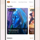 Screenshot of ARTSPLIT app